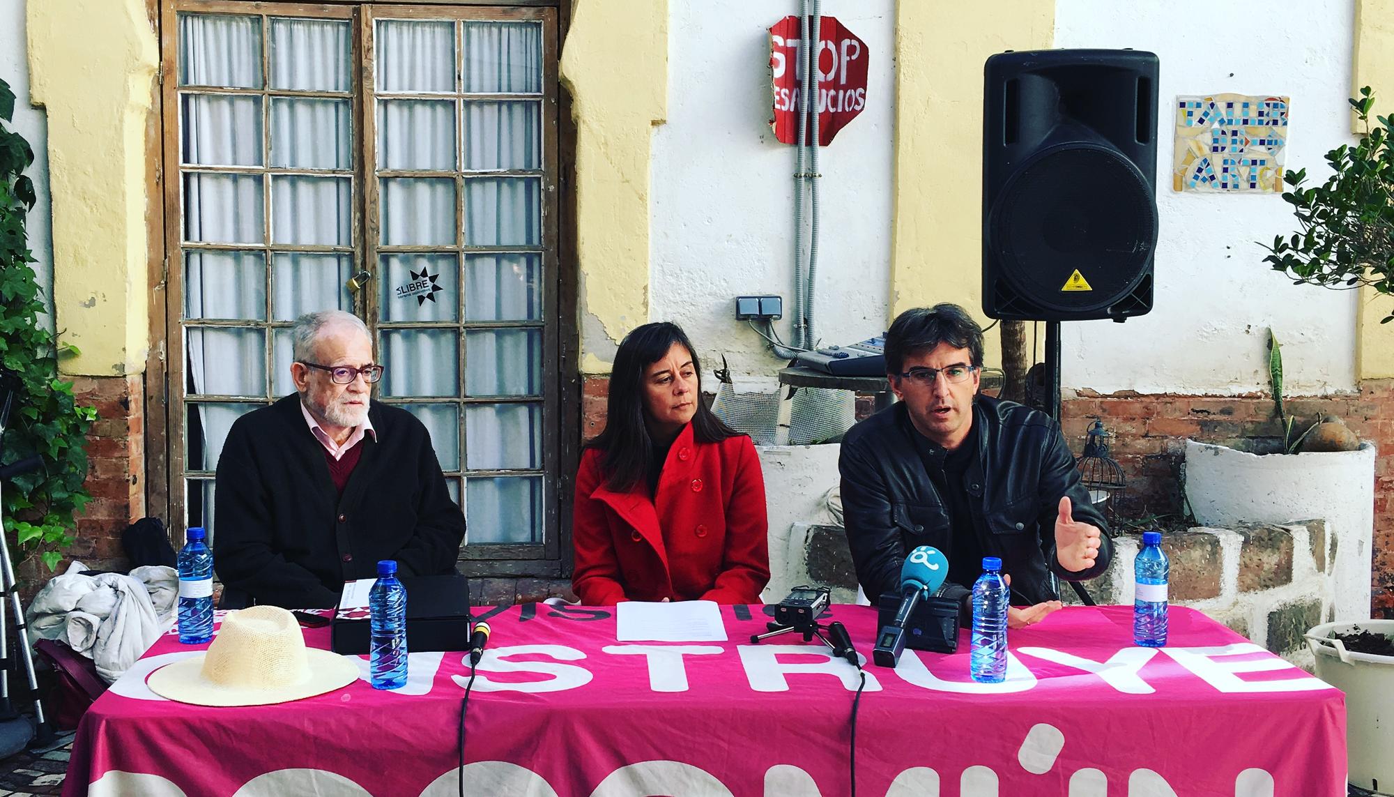Rueda de prensa en la Casa Invisible